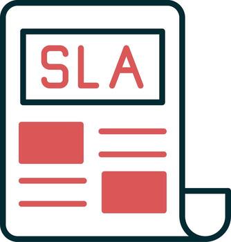 Sla vector icono