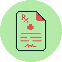 Medical Prescription Vector Icon