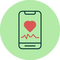 Heart Rate Vector Icon