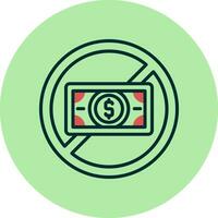 No Money Vector Icon