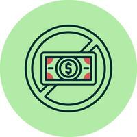 No Money Vector Icon