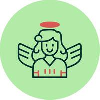 ángel vector icono