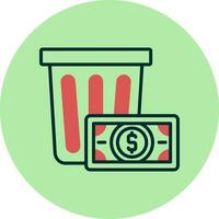 Wasted Money Vector Icon