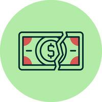 Bankruptcy Vector Icon