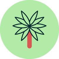 araña planta vector icono