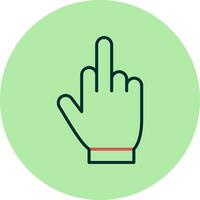 Middle Finger Vector Icon