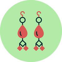 Earrings Vector Icon