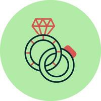 Diamond Ring Vector Icon