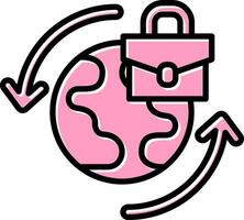 trabajo vector icono