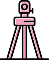 Total Station Vector Icon