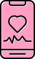 Heart Rate Vector Icon