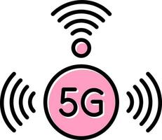 5g Vector Icon