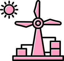 Wind Energy Vector Icon