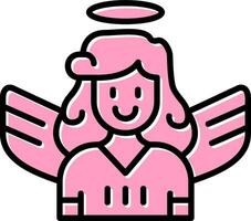 ángel vector icono