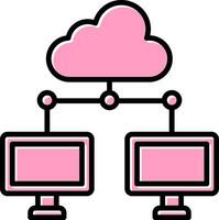 Cloud Computing Vector Icon