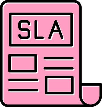 Sla vector icono