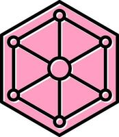 icono de vector hexagonal