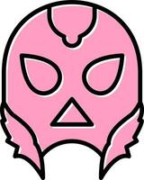 lucha mascaras vector icono