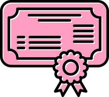 Certificate Vector Icon