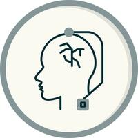 Deep Brain Stimulation Vector Icon