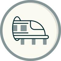 Hyperloop vector icono