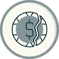 Bankruptcy Vector Icon