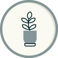 Ficus Elastica Vector Icon