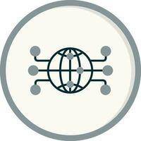 Global Network Vector Icon