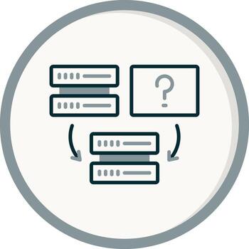 Data Integration Vector Icon