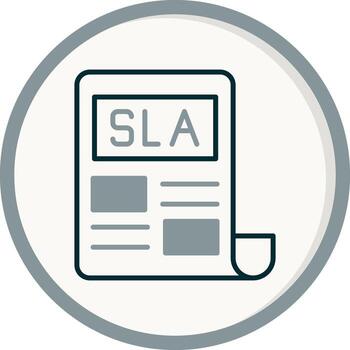 Sla vector icono