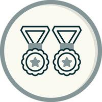 icono de vector de medallas