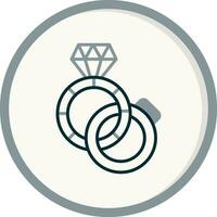 Diamond Ring Vector Icon