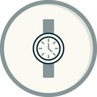 reloj, vector, icono vector