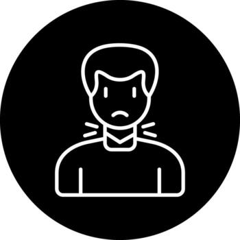 tiroides vector icono