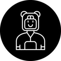 icono de vector de oso