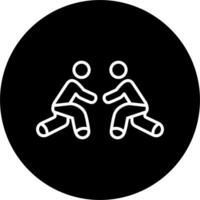 Wrestling Vector Icon