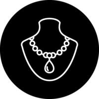 icono de vector de collar