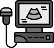 Ultrasonography Vector Icon