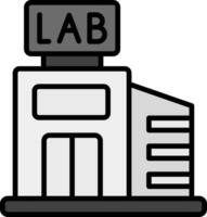 icono de vector de laboratorio