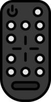 Remote Vector Icon