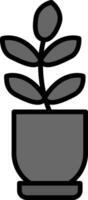 Ficus Elastica Vector Icon