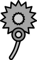clavel vector icono
