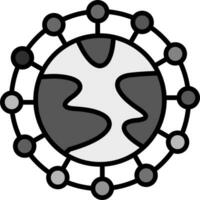 Global Network Vector Icon