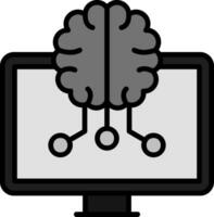 Machine Learning Vector Icon