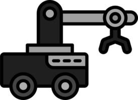 Robot Arm Vector Icon