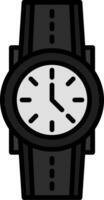 reloj, vector, icono vector