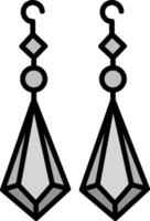 Earrings Vector Icon