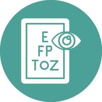 Eye Test Vector Icon