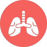 icono de vector de pulmones