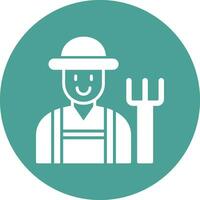 Farmer Vector Icon